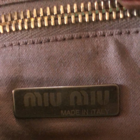 MIU MIU bead & sequin bamboo handle turquoise bag - Picture 11 of 12